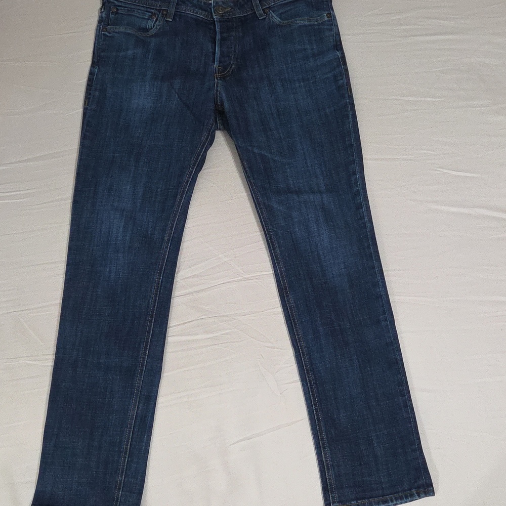 Jack And Jones Men's Slim Fit Jeans Dark Blue
